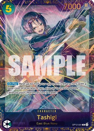 (OP12-031) Tashigi (Treasure Cup 2025) - One Piece Promotion Cards Foil
