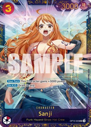 (OP10-005) Sanji (Treasure Cup 2025) - One Piece Promotion Cards Foil