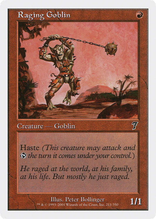 Raging Goblin (7ED-211) - Seventh Edition