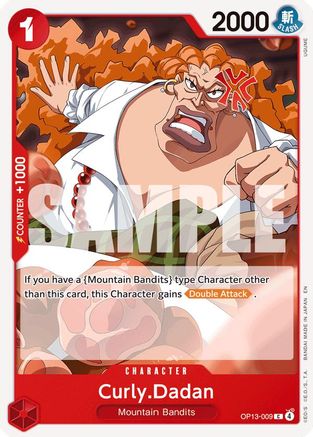 (OP13-009) Curly.Dadan - Carrying On His Will Normal