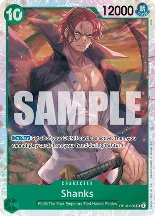 (OP13-028) Shanks (028) - Carrying On His Will Foil