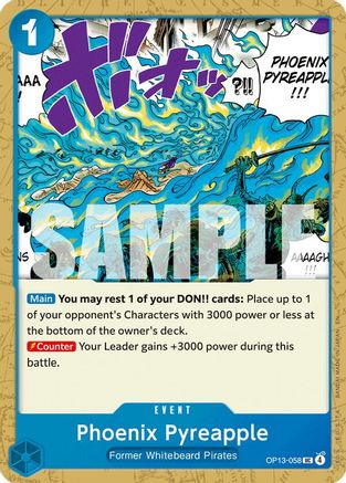 (OP13-058) Phoenix Pyreapple - Carrying On His Will Normal