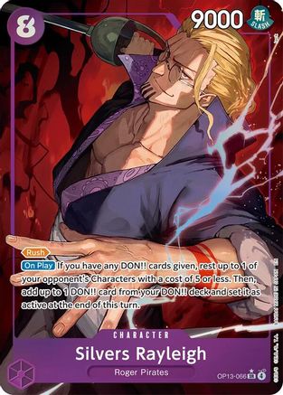 (OP13-066) Silvers Rayleigh (Alternate Art) - Carrying On His Will Foil