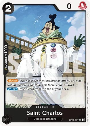 (OP13-087) Saint Charlos - Carrying On His Will Normal
