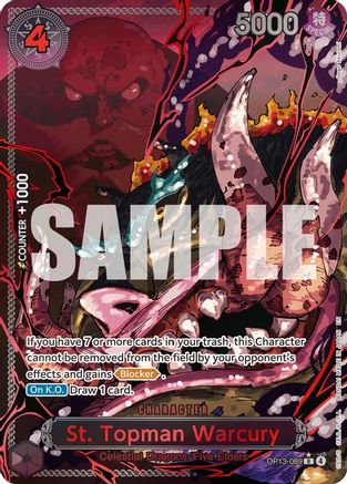 (OP13-089) St. Topman Warcury (Parallel) - Carrying On His Will Foil
