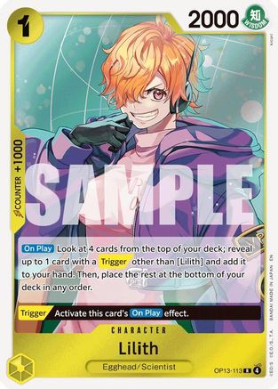 (OP13-113) Lilith - Carrying On His Will Foil