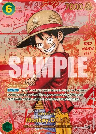 (OP13-118) Monkey.D.Luffy (118) (3rd Anniversary) - Carrying On His Will Foil