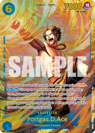 (OP13-119) Portgas.D.Ace (119) (SP) - Carrying On His Will Foil