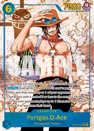 (OP13-119) Portgas.D.Ace (119) (Parallel) - Carrying On His Will Foil