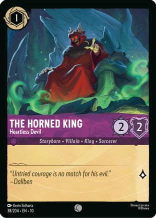 (038/204)  The Horned King - Heartless Devil - Whispers in the Well  Normal