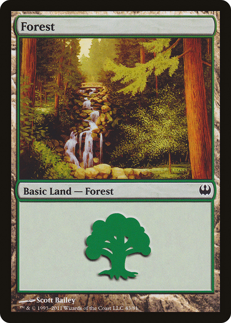 Forest (DDG-043) - Duel Decks: Knights vs. Dragons