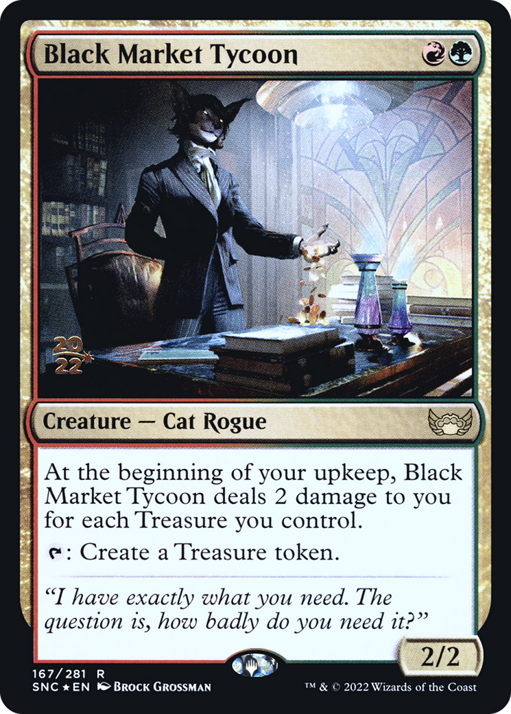 Black Market Tycoon (PSNC-167S) - Streets of New Capenna Promos Foil