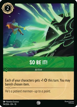 (094/204)  So Be It! - Whispers in the Well  Cold Foil