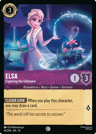 (045/204)  Elsa - Exploring the Unknown - Whispers in the Well  Normal