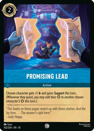 (162/204)  Promising Lead - Whispers in the Well  Cold Foil