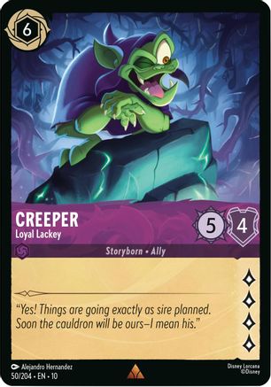 (050/204)  Creeper - Loyal Lackey - Whispers in the Well  Normal