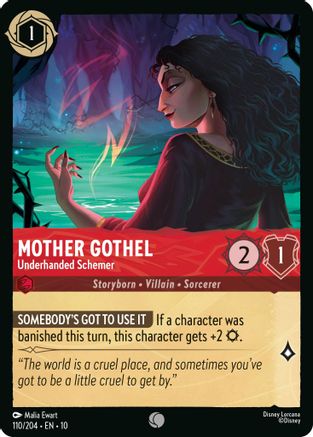 (110/204)  Mother Gothel - Underhanded Schemer - Whispers in the Well  Normal