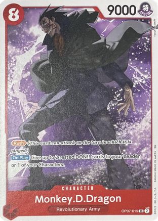 (OP07-015) Monkey.D.Dragon - OP07-015 - Learn Together Deck Set - Normal