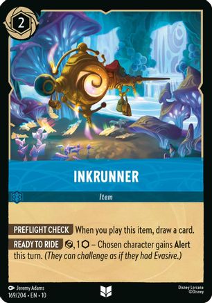 (169/204)  Inkrunner - Whispers in the Well  Cold Foil