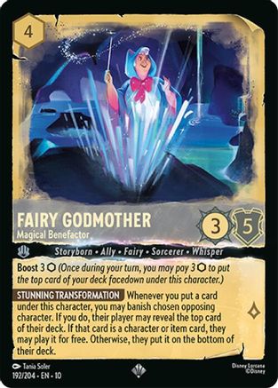 (192/204)  Fairy Godmother - Magical Benefactor - Whispers in the Well  Holofoil