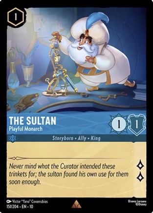 (151/204)  The Sultan - Playful Monarch - Whispers in the Well  Cold Foil