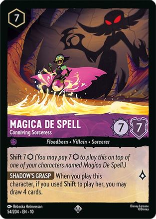(054/204)  Magica De Spell - Conniving Sorceress - Whispers in the Well  Normal