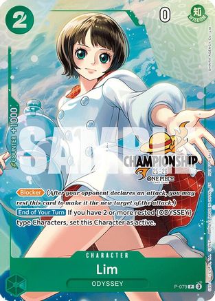 (P-079) Lim (CS 25-26 Event Pack Finalist Ver.) - One Piece Promotion Cards Foil