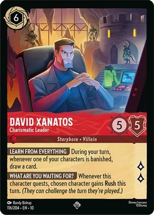 (116/204)  David Xanatos - Charismatic Leader - Whispers in the Well  Normal