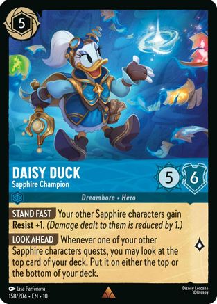 (158/204)  Daisy Duck - Sapphire Champion - Whispers in the Well  Normal