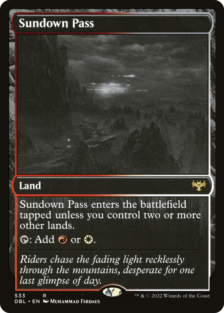 Sundown Pass (DBL-533) - Innistrad: Double Feature