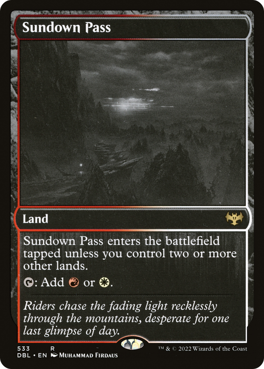 Sundown Pass (DBL-533) - Innistrad: Double Feature