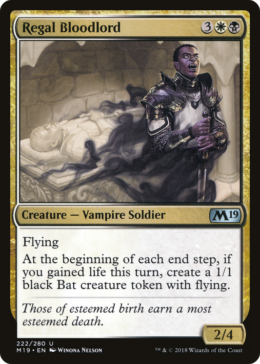 Regal Bloodlord (M19-222) - Core Set 2019