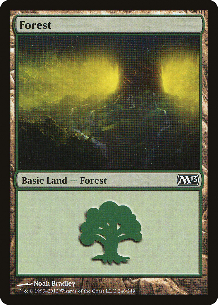 Forest (M13-248) - Magic 2013 Foil