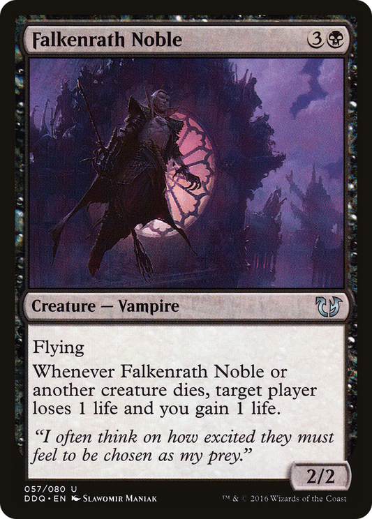 Falkenrath Noble (DDQ-057) - Duel Decks: Blessed vs. Cursed