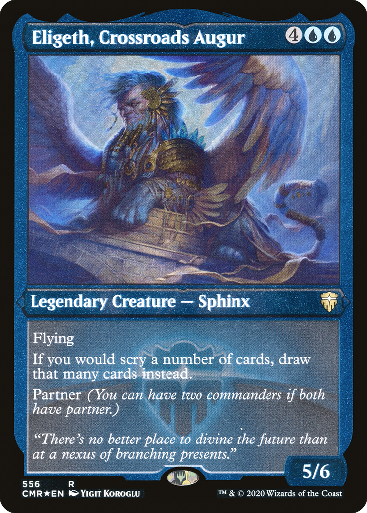 Eligeth, Crossroads Augur (CMR-556) - Commander Legends Etched Foil