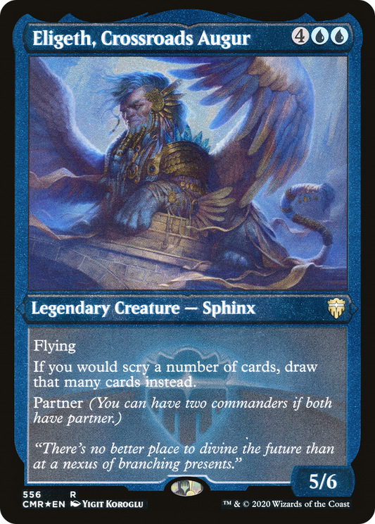 Eligeth, Crossroads Augur (CMR-556) - Commander Legends Etched Foil