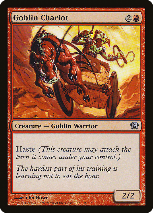 Goblin Chariot (9ED-191★) - Ninth Edition Foil