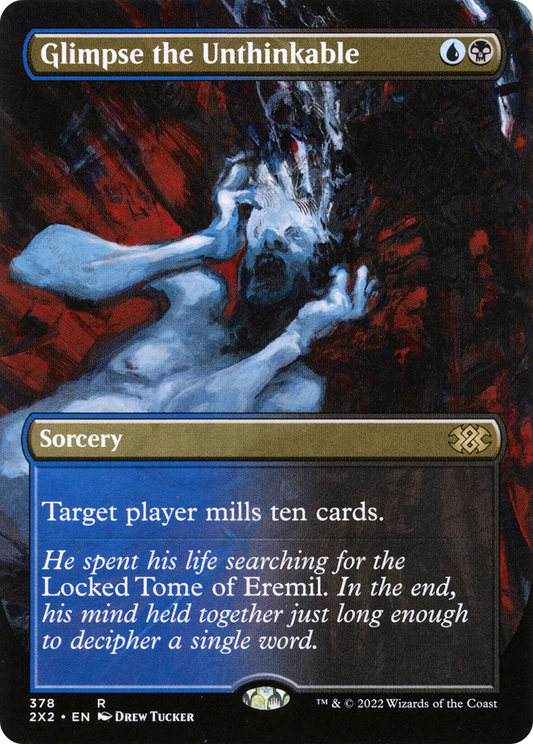 Glimpse the Unthinkable  (Borderless)(2X2-378) - Double Masters 2022 Foil
