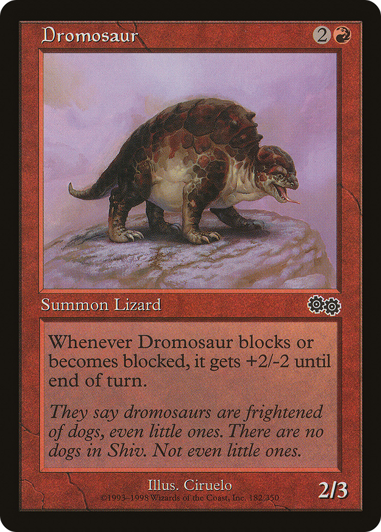 Dromosaur (USG-182) - Urza's Saga