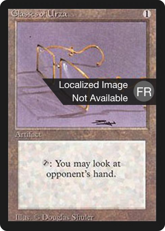 Glasses of Urza (FBB-249) - Foreign Black Border