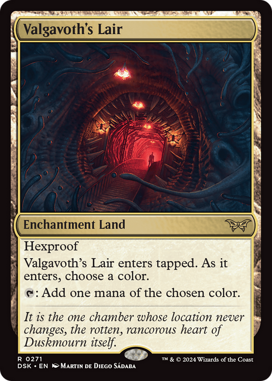 Valgavoth's Lair (DSK-271) - Duskmourn: House of Horror Foil