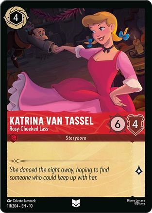 (111/204)  Katrina Van Tassel - Rosy-Cheeked Lass - Whispers in the Well  Cold Foil