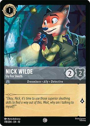 (178/204)  Nick Wilde - Sly Fox Sleuth - Whispers in the Well  Normal