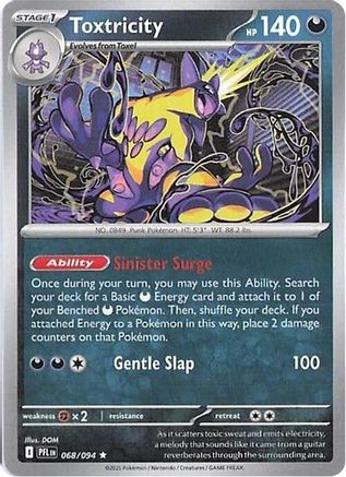 Toxtricity (68/094) - ME02 Phantasmal Flames Holofoil - Rare