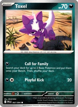 Toxel (67/094) - ME02 Phantasmal Flames  - Common