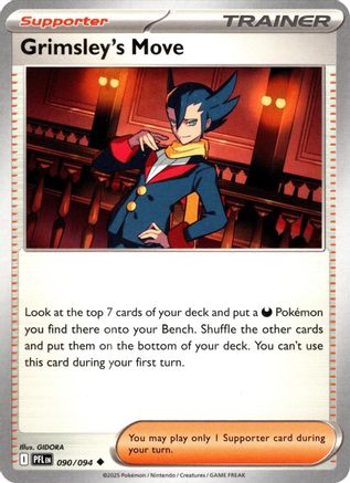 Grimsley's Move (90/null) - ME02 Phantasmal Flames Reverse Holofoil - Uncommon