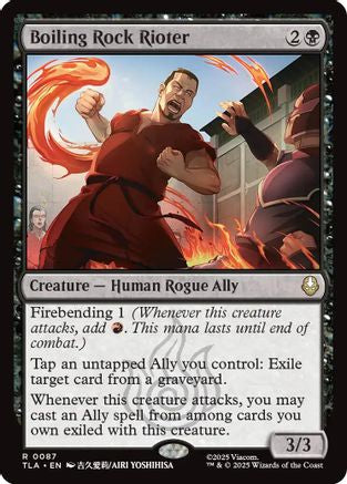 Boiling Rock Rioter (TLA-087) - Avatar: The Last Airbender Foil