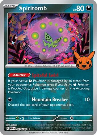 Spiritomb (Pokeween 2025) (87/132) - Miscellaneous Cards & Products Reverse Holofoil - Promo