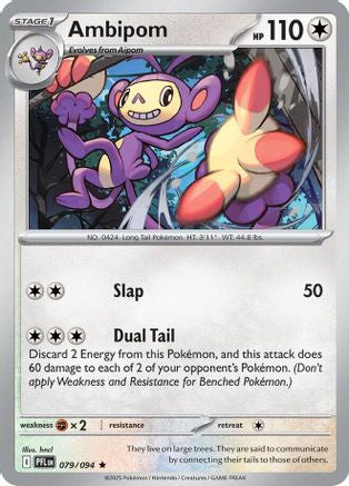 Ambipom (79/094) - ME02 Phantasmal Flames Holofoil - Rare
