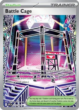 Battle Cage (116/094) - ME02 Phantasmal Flames Holofoil - Ultra Rare